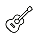 icon_science_guitar_minimal_outline icon preview