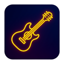 icon_science_guitar_neon icon preview