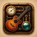 icon_science_guitar_steampunk icon preview