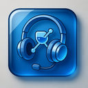 icon_science_headphones_glassy icon preview