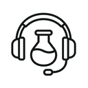 icon_science_headphones_outline icon preview