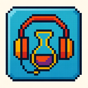 icon_science_headphones_pixel_art icon preview