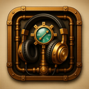 icon_science_headphones_steampunk icon preview