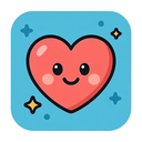 icon_science_heart_cartoon icon preview