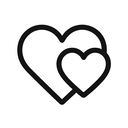 icon_science_heart_monochrome icon preview