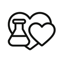 icon_science_heart_outline icon preview