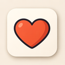 icon_science_heart_rounded icon preview