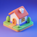 icon_science_house_3d_isometric icon preview