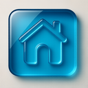 icon_science_house_glassy icon preview