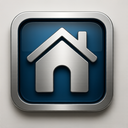 icon_science_house_metallic icon preview