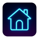 icon_science_house_neon icon preview