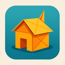 icon_science_house_origami icon preview