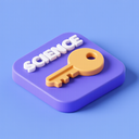 icon_science_key_3d_isometric icon preview