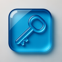 icon_science_key_glassy icon preview
