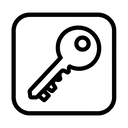 icon_science_key_monochrome icon preview