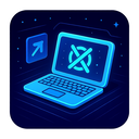 icon_science_laptop_futuristic icon preview