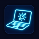 icon_science_laptop_glow_effect icon preview