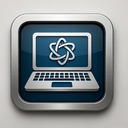 icon_science_laptop_metallic icon preview