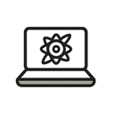 icon_science_laptop_simplified icon preview