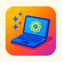 icon_science_laptop_vibrant_colors icon preview