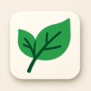 icon_science_leaf_asymmetrical icon preview