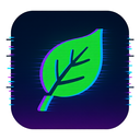 icon_science_leaf_digital_glitch icon preview