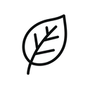 icon_science_leaf_line_art icon preview
