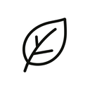 icon_science_leaf_minimal_outline icon preview