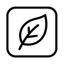 icon_science_leaf_monochrome icon preview