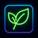 icon_science_leaf_neon icon preview
