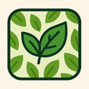 icon_science_leaf_organic_pattern icon preview