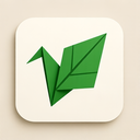 icon_science_leaf_origami icon preview