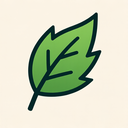 icon_science_leaf_sharp_edges icon preview