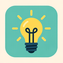 icon_science_light_bulb_flat_pastel icon preview