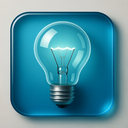 icon_science_light_bulb_glassy icon preview