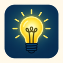 icon_science_light_bulb_glow_effect icon preview