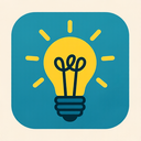 icon_science_light_bulb_origami icon preview