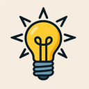 icon_science_light_bulb_sharp_edges icon preview