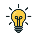 icon_science_light_bulb_simplified icon preview