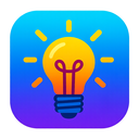 icon_science_light_bulb_vibrant_colors icon preview