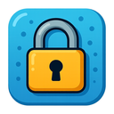 icon_science_lock_cartoon icon preview