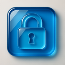 icon_science_lock_glassy icon preview