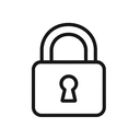 icon_science_lock_line_art icon preview
