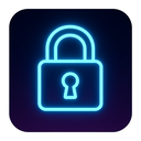 icon_science_lock_neon icon preview