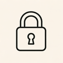 icon_science_lock_thin icon preview