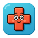 icon_science_medical_cross_cartoon icon preview