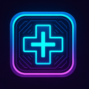 icon_science_medical_cross_cyberpunk icon preview