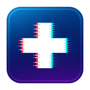icon_science_medical_cross_digital_glitch icon preview