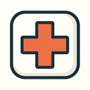 icon_science_medical_cross_filled icon preview