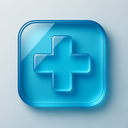 icon_science_medical_cross_glassy icon preview